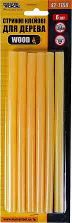 Стержни клеевые MASTERTOOL WOOD 11.2х200 мм 6 шт для дерева 42-1168 Харків