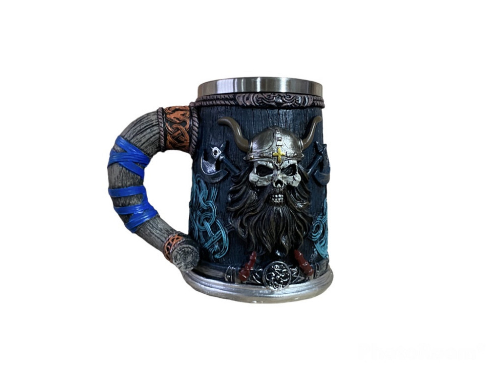 Кухоль Чашка 3 Рог Молот Тора 550 Киев - изображение 2