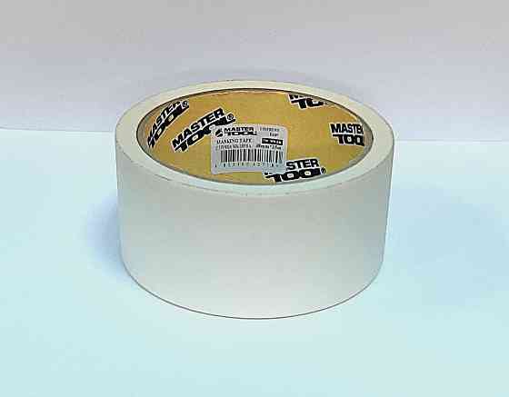 Лента малярная универсальная MASTERTOOL GripBond Easy 48 мм×25 м белая 79-9946 Харьков