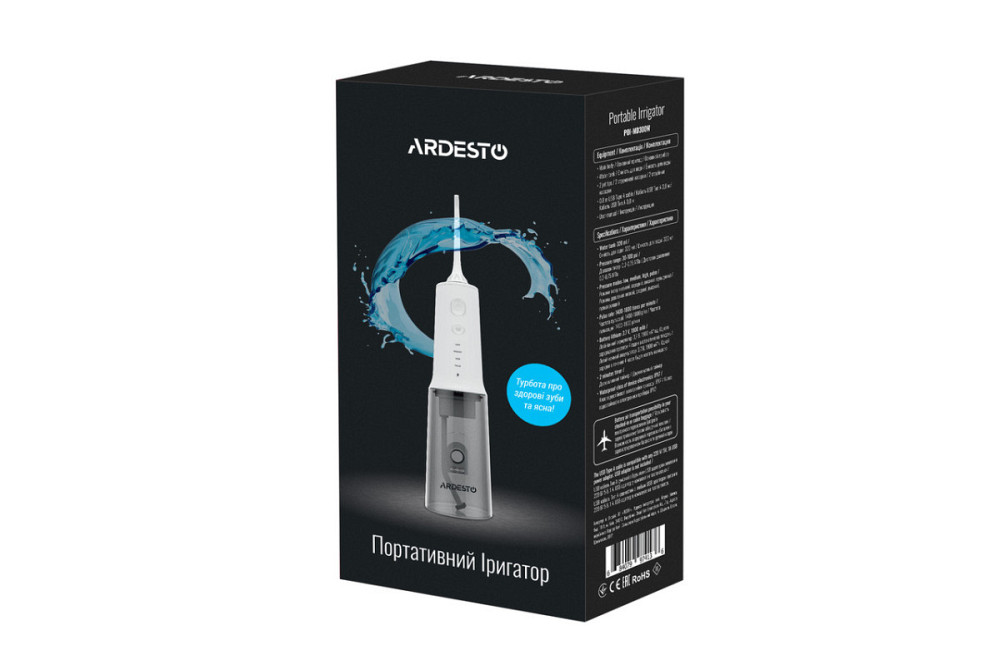 Ирригатор портативный Ardesto POI-MD300W Киев - изображение 8