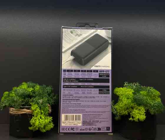 Павербанк Remax 30000 mAh RPP-177 | До 10 зарядок телефону 3. Зовнішній акумулятор Remax Чернівці