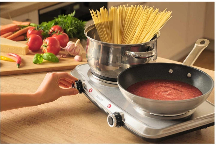 Электроплита Sencor SCP2256SS 2500 Вт серебристая Киев - изображение 8