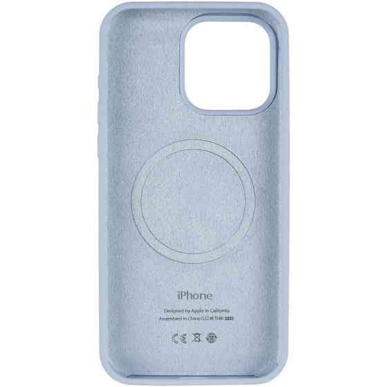 Чехол Silicone Case (AA) Logo with MagSafe для Apple iPhone 15 Pro (6.1") Херсон