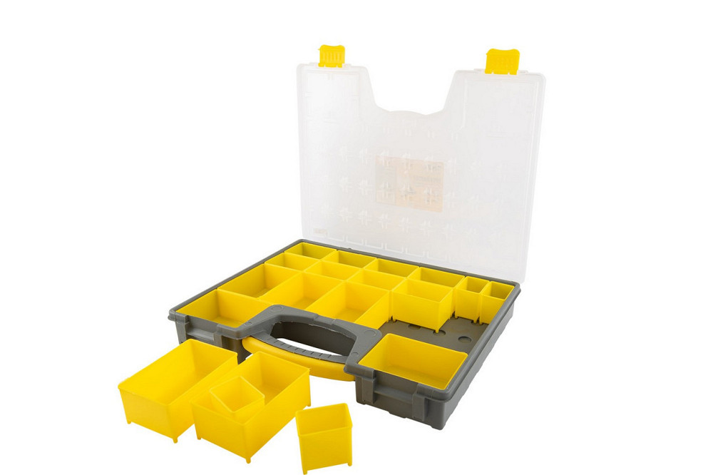 Органайзер MASTERTOOL с ручкой 16.5" 420х335х62 мм 19 секций 79-2016 Харьков - изображение 5