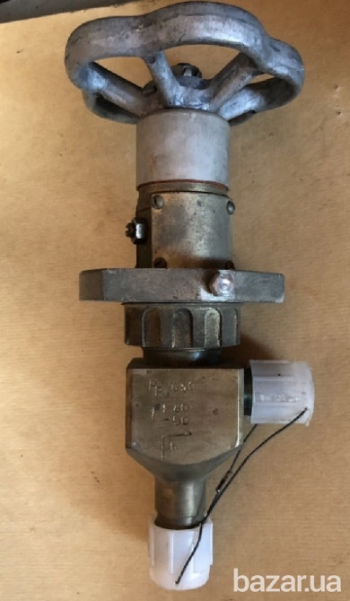 Вентиль угловой 630 кгс/см.кв. Ду6 Полтава - зображення 1