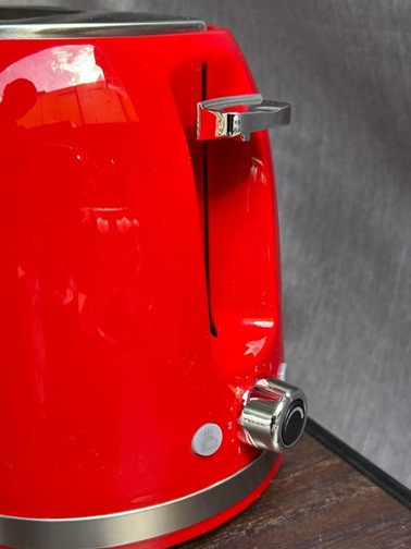 Тостер Grunhelm GTR018R 850 Вт красный Киев - изображение 3