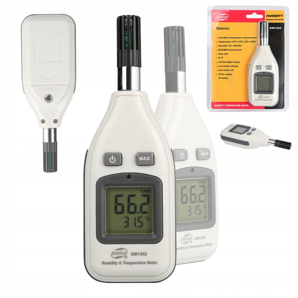 Термогигрометр 0-100%, -30-70°C BENETECH GM1362 Харьков - изображение 1
