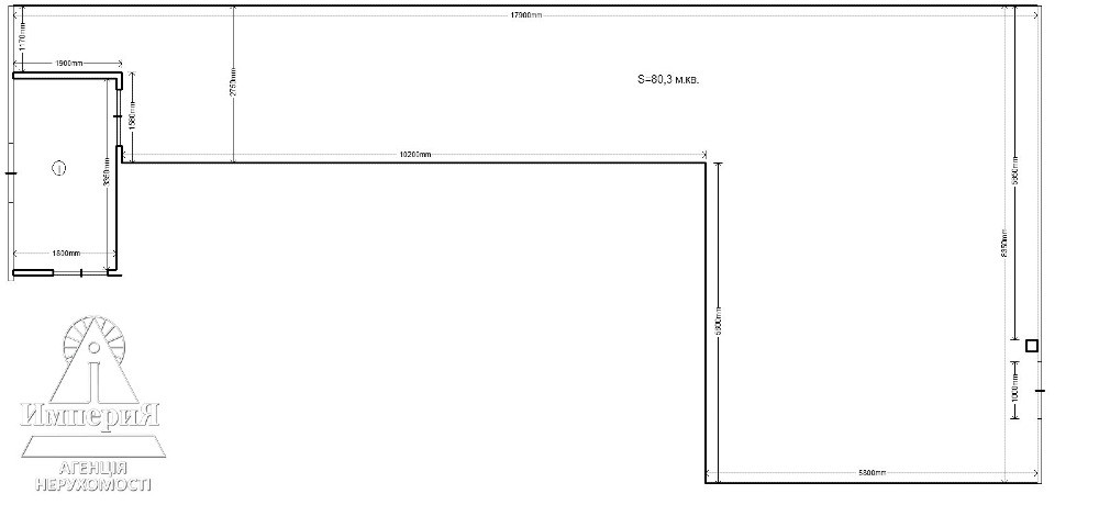 Помещение 80 метров.Фасад.Первый этаж.Все коммуникации. Біла Церква - зображення 3
