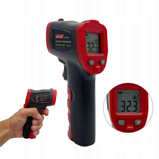 Бесконтактный инфракрасный термометр (пирометр) -50-950℃, 12:1, EMS=0,1-1  WINTACT WT326D Харьков