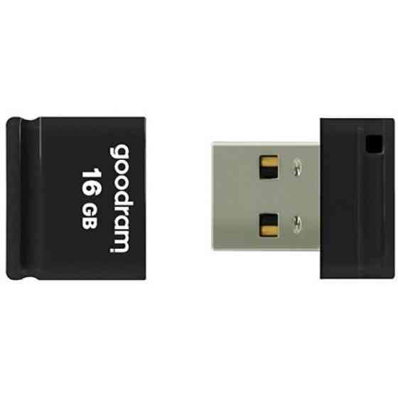 Флеш пам'ять GOODRAM UPI2 (Piccolo) 16GB USB 2.0 Black (UPI2-0160K0R11) (Код товару:18585) Харьков