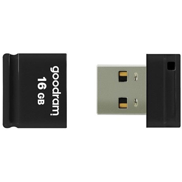 Флеш пам'ять GOODRAM UPI2 (Piccolo) 16GB USB 2.0 Black (UPI2-0160K0R11) (Код товару:18585) Харьков - изображение 2