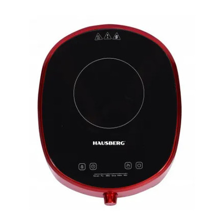 Плита индукционная электрическая настольная Hausberg HB-1527RZ 2000 Вт розовая Київ - зображення 2