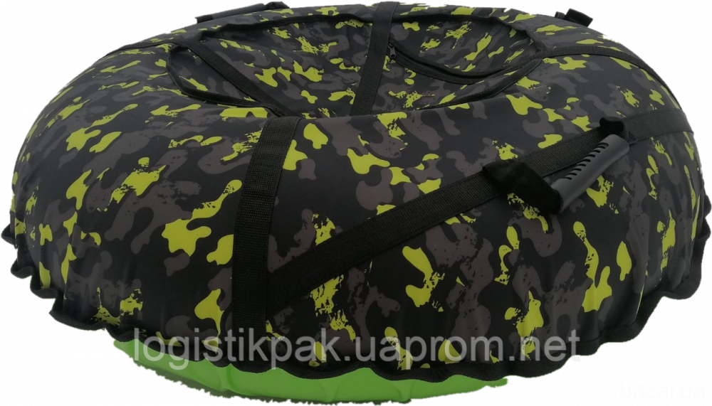 Тюбинг 1 м Ватрушка для снега защитного цвета (Оксфорд) Харків - зображення 5