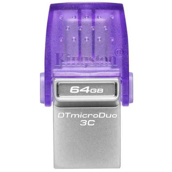 Флеш пам`ять Kingston DataTraveler microDuo 3C 64GB Type-C  (DTDUO3CG3/64GB) Харків