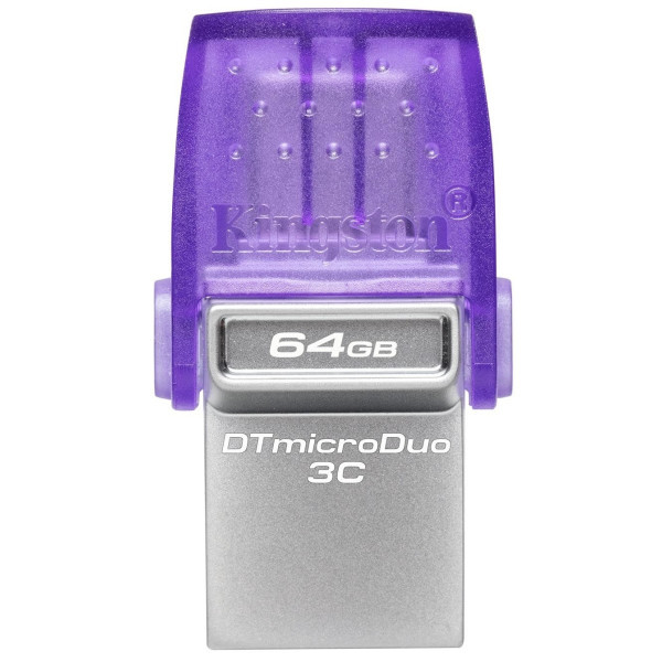 Флеш пам`ять Kingston DataTraveler microDuo 3C 64GB Type-C  (DTDUO3CG3/64GB) Харків - зображення 1