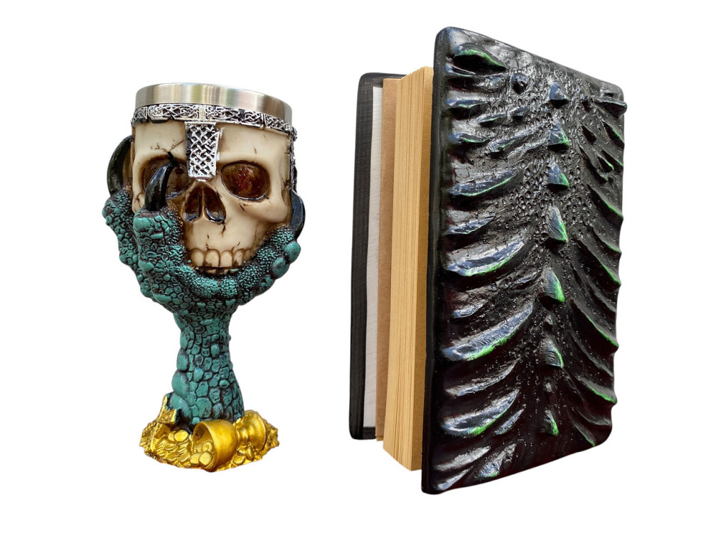 Подарочный набор Бокал 3D Лапа Дракона и Блокнот 3D «Око Лесного Дракона» Киев - изображение 2