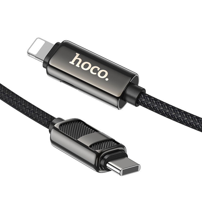 Дата кабель Hoco U137 Line with display Type-C to Lightning 27W (1.2m) Херсон - зображення 4