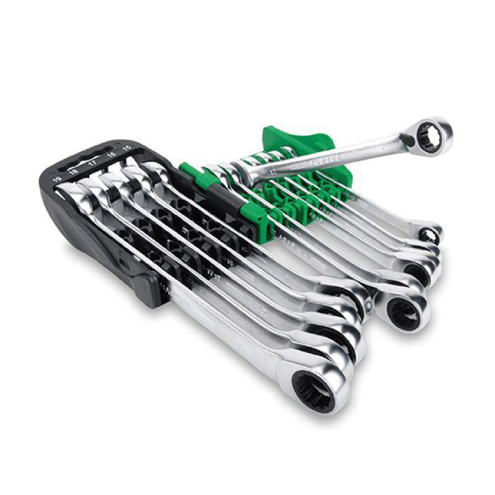 Набор ключей трещоточных реверсивных TOPTUL 8-19мм 10ед. на холдере GSAQ1001 Харьков - изображение 2