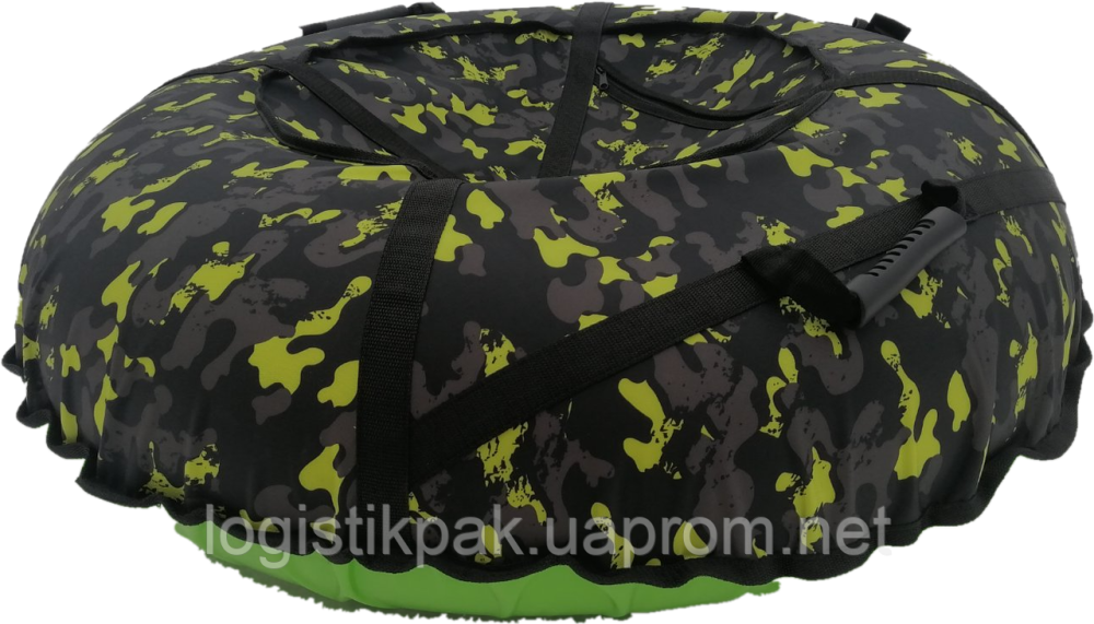 Тюбинг 1 м Ватрушка для снега защитного цвета (Оксфорд) Харків - зображення 9