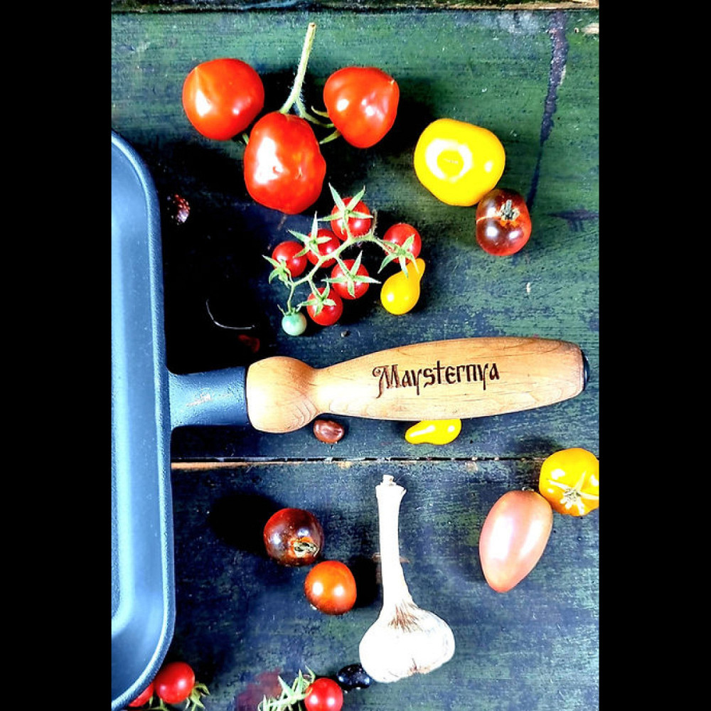 Сковорода-гриль чугунная Maysternya квадратная 28х28см Т307 Одесса - изображение 9