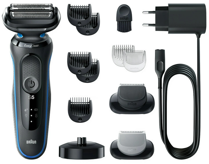 Електробритва Braun Series 5 51-B4650cs-BLACK-BLUE Київ - зображення 1