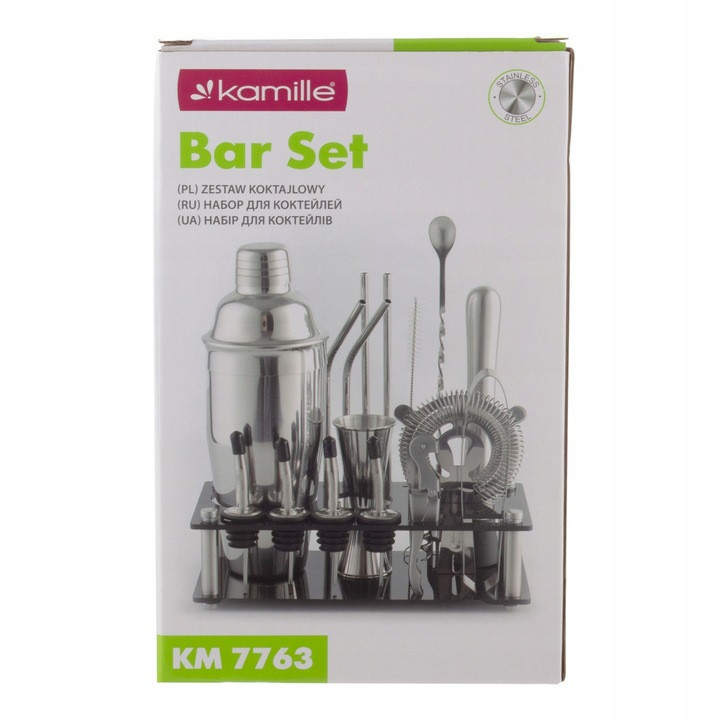 Набор для бара и коктейлей 17 предметов Kamille KM 7763 Одесса - изображение 5
