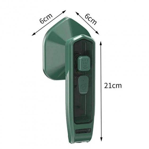 Утюг мини с отпаривателем 2 в 1 Dry Iron With Spray FZ-688 30 Вт зеленый Київ - зображення 9