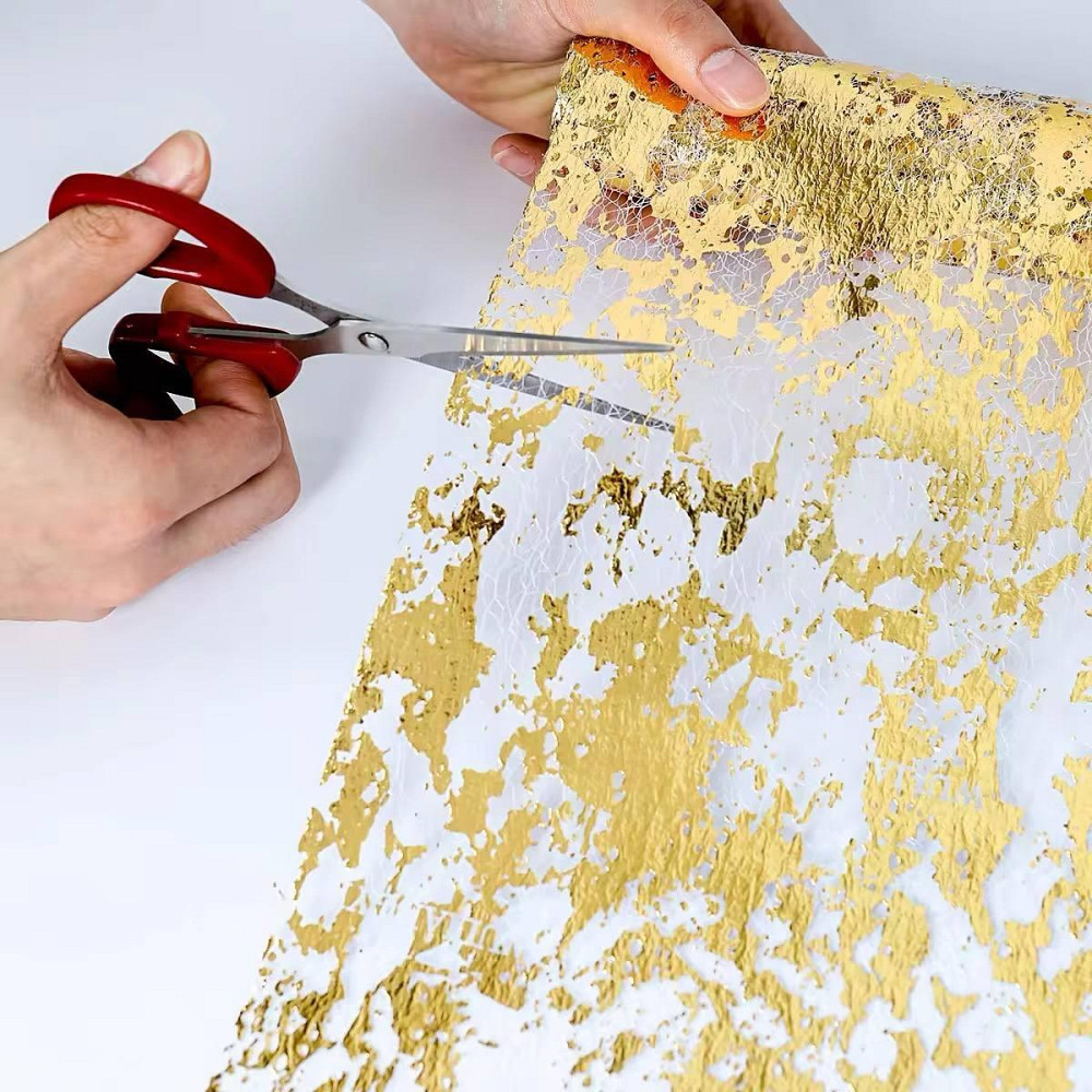 Дорожка сервировочная Leeseph Снежинки Gold 28*275 см Одеса - зображення 3