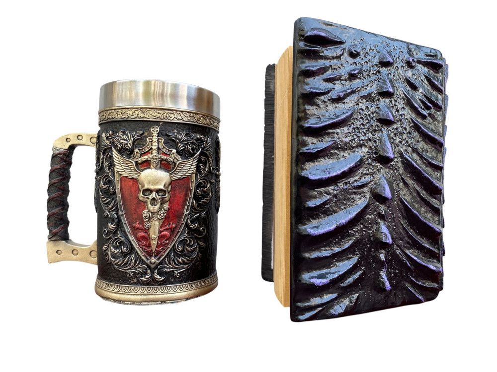 Подарочный набор Кухоль 3 Крылатый Череп и Блокнот 3 «Око Иллюзий» Київ - зображення 4