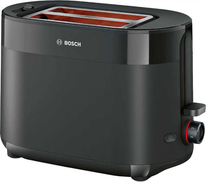 Тостер Bosch MyMoment TAT2M123 950 Вт черный Київ - зображення 1
