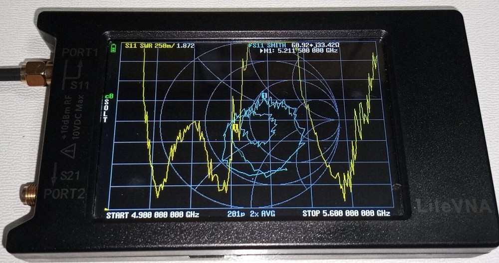 Антенна 4340-6300MHz 6dBi, до 100 Вт, 20 см, N-male, серая. Смотрите графики КСВ, Дніпро - зображення 10