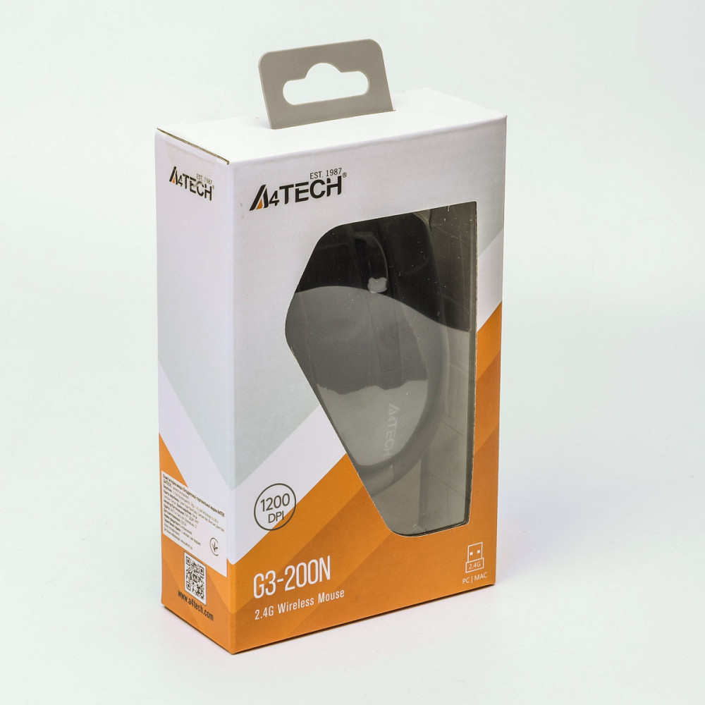 Мышь компьютерная безпроводная A4Tech G3-200N Black черная Киев - изображение 4