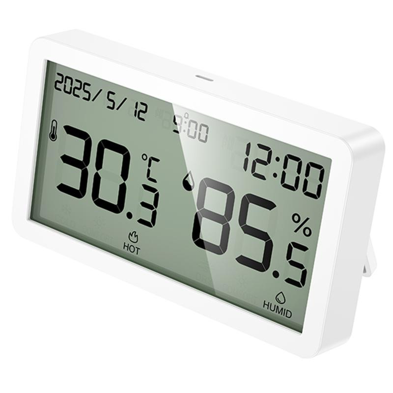 Электронный термогигрометр + часы Hoco HX42 Indoor Херсон - изображение 6