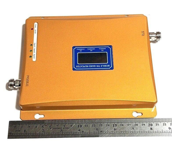 Усилитель мобильной связи и интернета трехдиапазонный SL-1770-GDW 900/1800/2100 МГц, 300-400 кв. м. Дніпро - зображення 6