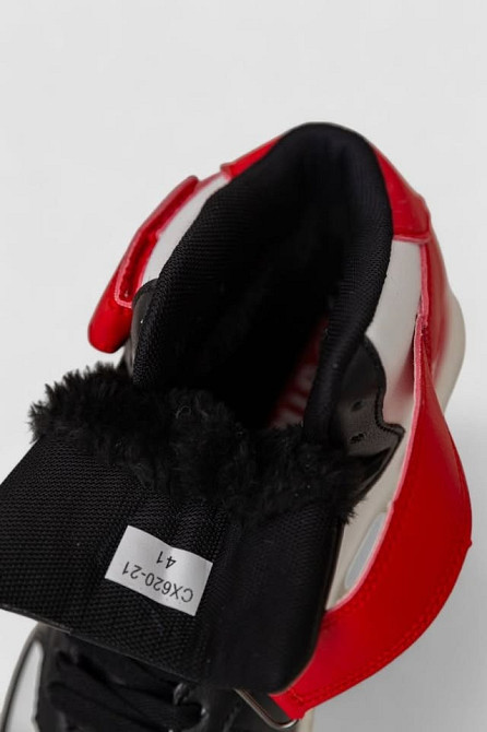 Кросівки чоловічі зимові на хутрі | Біло-чорні | Нові | 41-45 р. Одесса - изображение 2