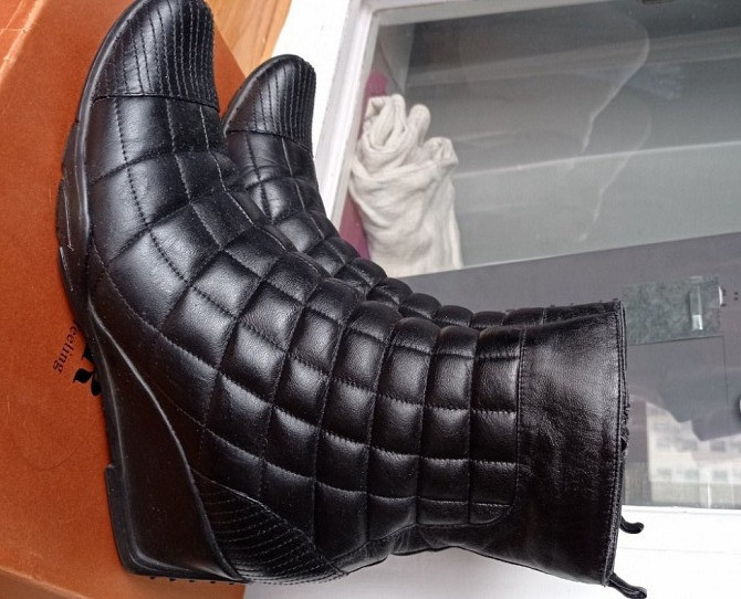 Ботинки ботильоны Кожа натуральная еврозима демисезон р. 40-40.5 Київ - зображення 6