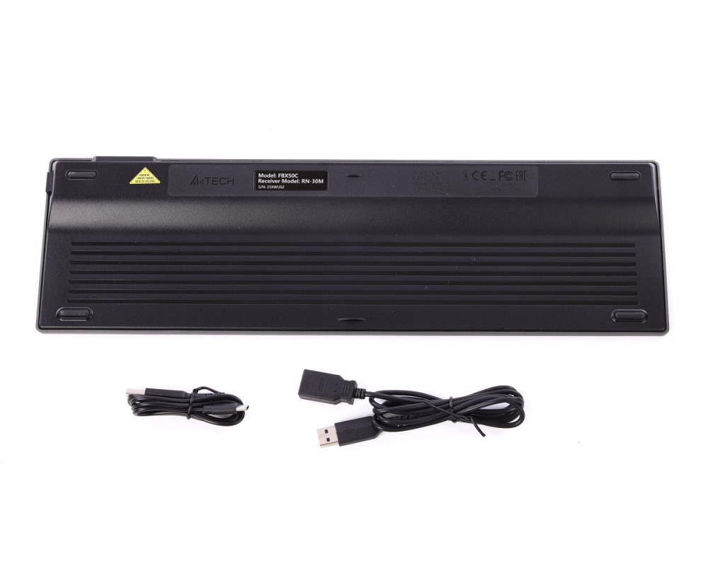 Клавиатура беспроводная A4Tech Fstyler FBX50C(Grey) серая Київ - зображення 5