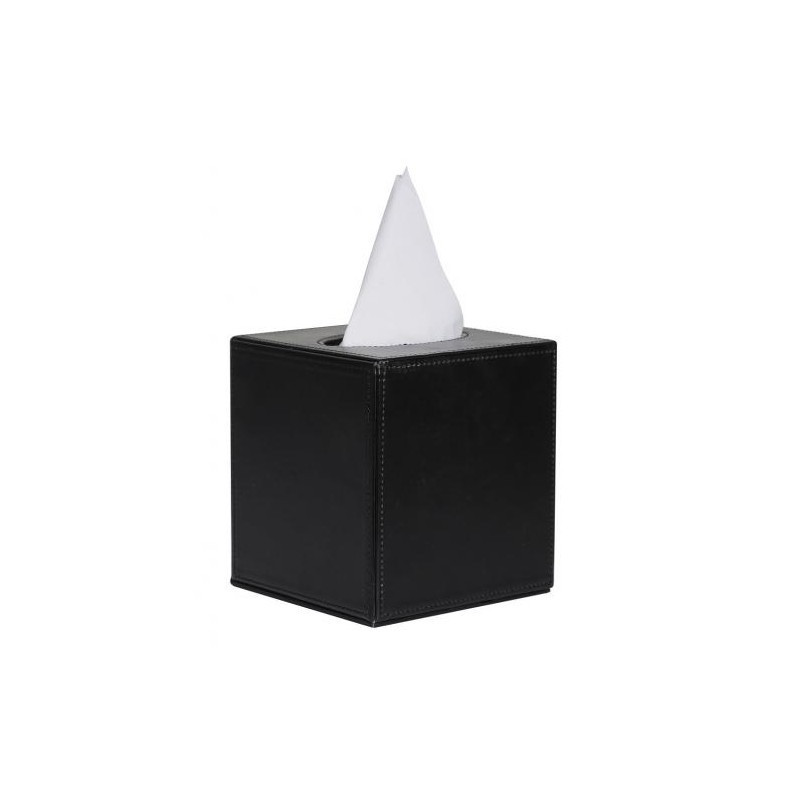 ДИСПЕНСЕР ДЛЯ КОСМЕТИЧЕСКИХ САЛФЕТОК JVD® КВАДРАТНЫЙ (ЧЕРНЫЙ) Київ - зображення 1