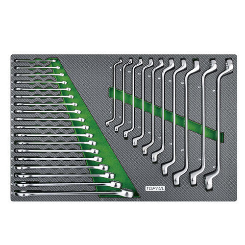 Набор ключей комбинированных и накидных 6-27мм 28ед.(в ложементе) TOPTUL GED2813 Харків - зображення 1