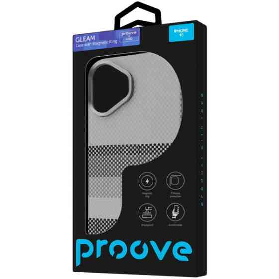 Чохол Proove Gleam Case with Magnetic Ring для iPhone 17 Blue Stripes (PCGCIP170064) Харьков