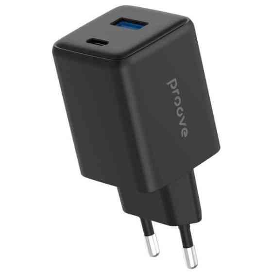 Мережевий зарядний пристрій Proove Pocket GaN Plus 45W (Type-C + USB) Black (WCPG45110001) (Код това Харків