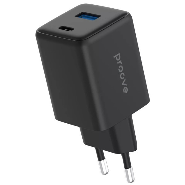 Мережевий зарядний пристрій Proove Pocket GaN Plus 45W (Type-C + USB) Black (WCPG45110001) (Код това Харків - зображення 3
