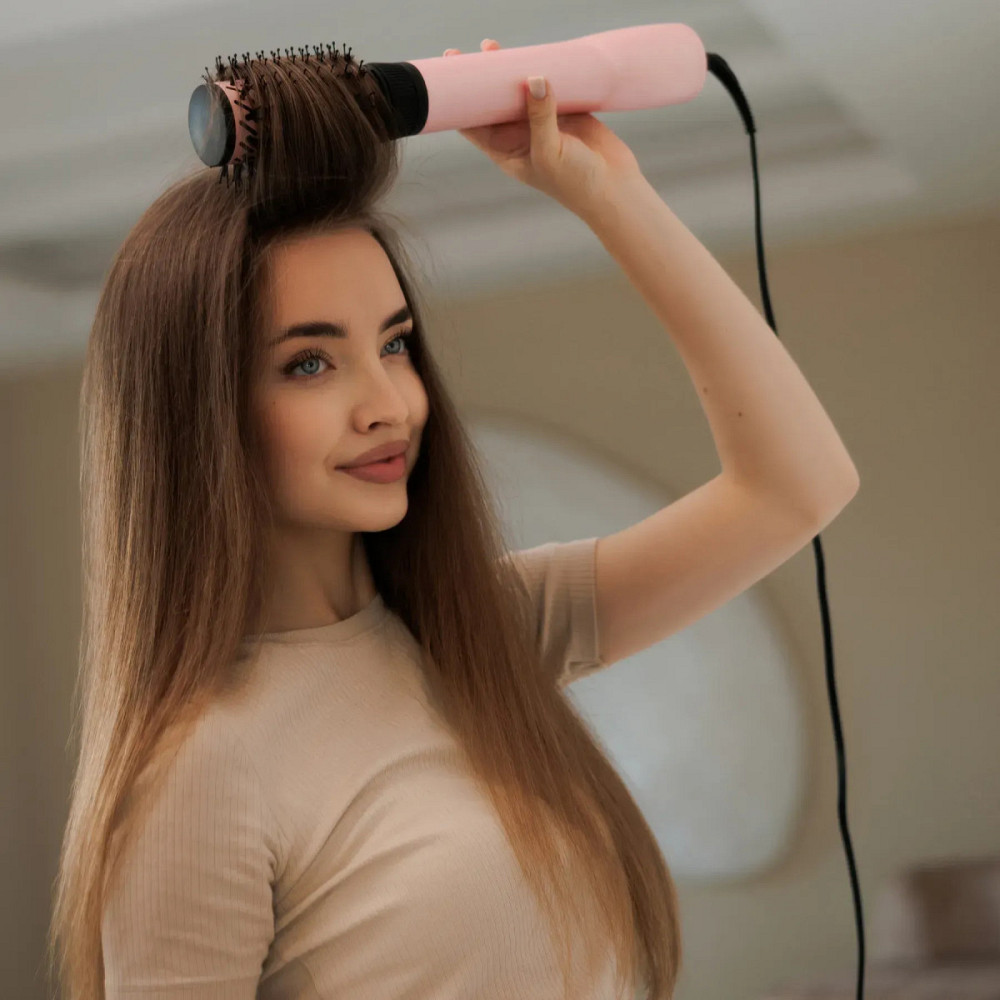 Фен-щетка Magio MG-726 1300 Вт розовый Киев - изображение 6