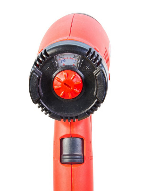 Фен промышленный MPT PROFI 2000 Вт 60-630°С 300-500 л/мин насадки 2 шт MHG2005V Харків - зображення 4