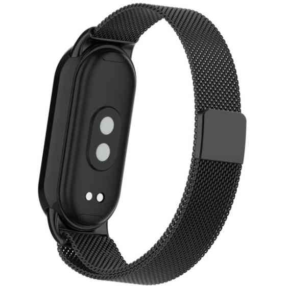 Ремінець ArmorStandart Milanese Magnetic для Xiaomi Smart Band 10/9/8 Black (ARM86890) (Код товару:4 Харьков