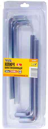 Ключ шестигранный MASTERTOOL Long Arm CrV 14,0 мм 75×246 мм набор 4 шт 75-0014 Харьков