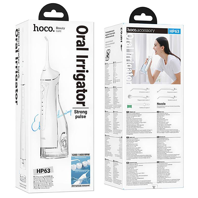 Ирригатор для полости рта Hoco HP63 Electric Oral with large-capacity Херсон - зображення 6