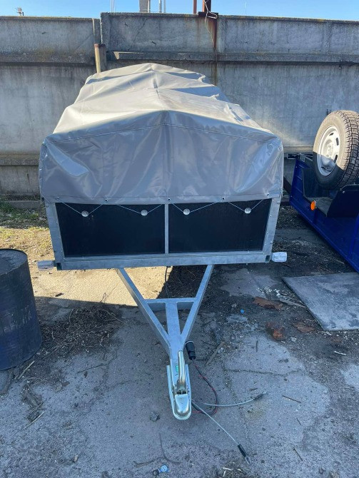 Причіп легковий "Дніпро-200" 200х130х40 (рама цинк, борти бакеліт) Ніжин - зображення 2