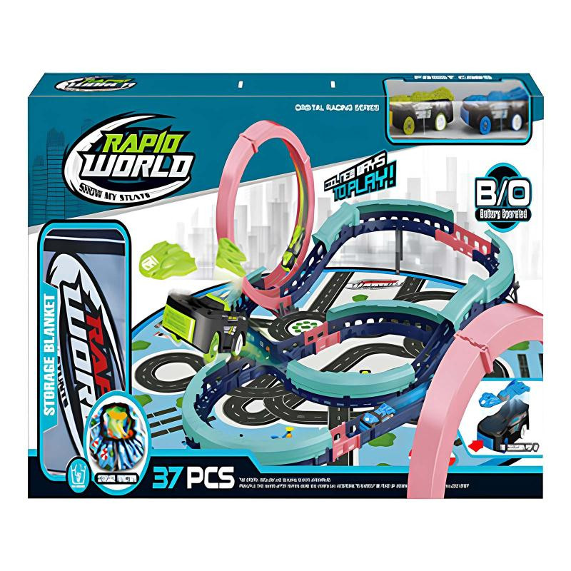 Интерактивный трек с инерционной машинкой SHT 6688-512 (37pcs/2CAR) Херсон - изображение 2