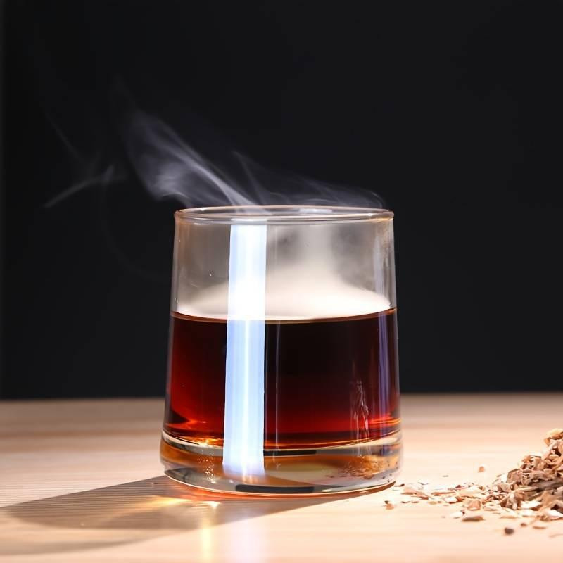 Смокер для копчения виски и коктейлей Leeseph в коробке со щепой Mv073 Одеса - зображення 3